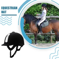 Equestrian Horse Riding Helmet Breathable Durable ABS Safety Half Cover Horse Rider Helmets For Men Women Children 52-62cm 2