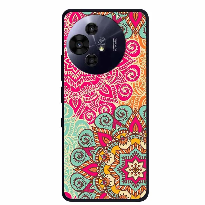 Premium Black Silicone Protective Case for TCL 50 Pro NxtPaper 5G
