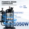 VEVOR 22-30 L/H Soft Ice Cream Machines Commercial Tricolor Desktop Sweet Cone Freezing Equipment Vending Machine 4