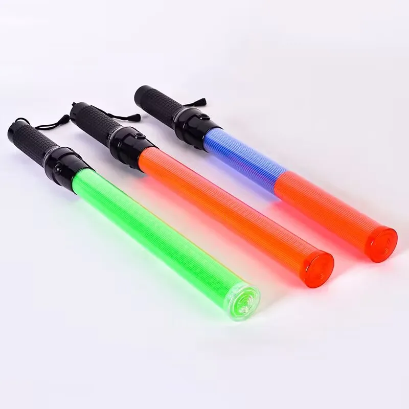 LED traffic command stick warning stick fire emergency flash signal outdoor handheld fluorescent at night led warning light traffic signal wand
