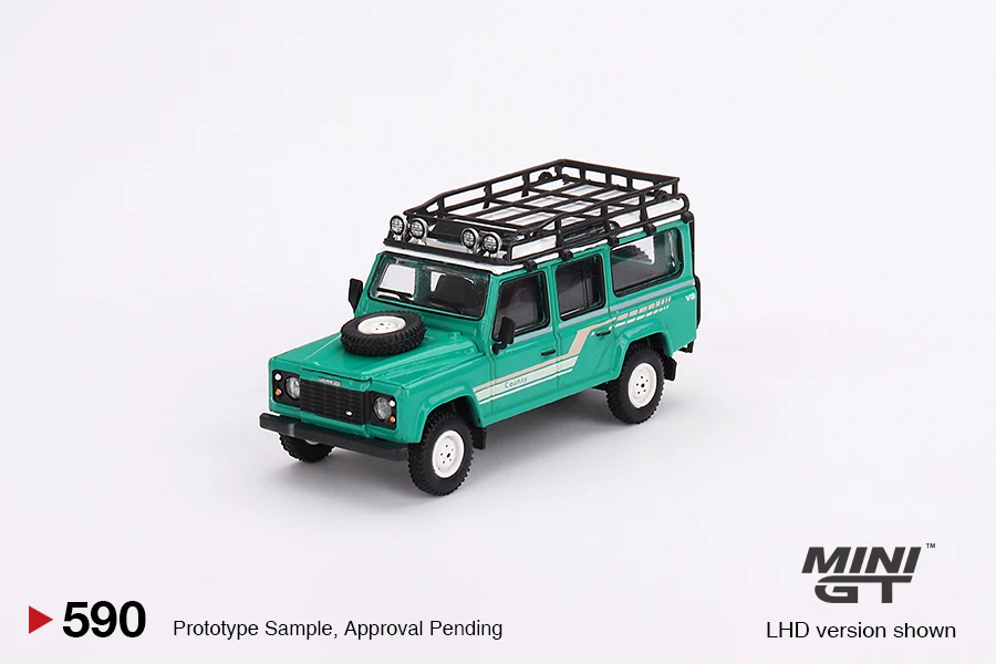 Mgt 1:64 Land Rover Defender 110 1985 County Station Wagon Alloy Die Cast Sports Car Model Collection
