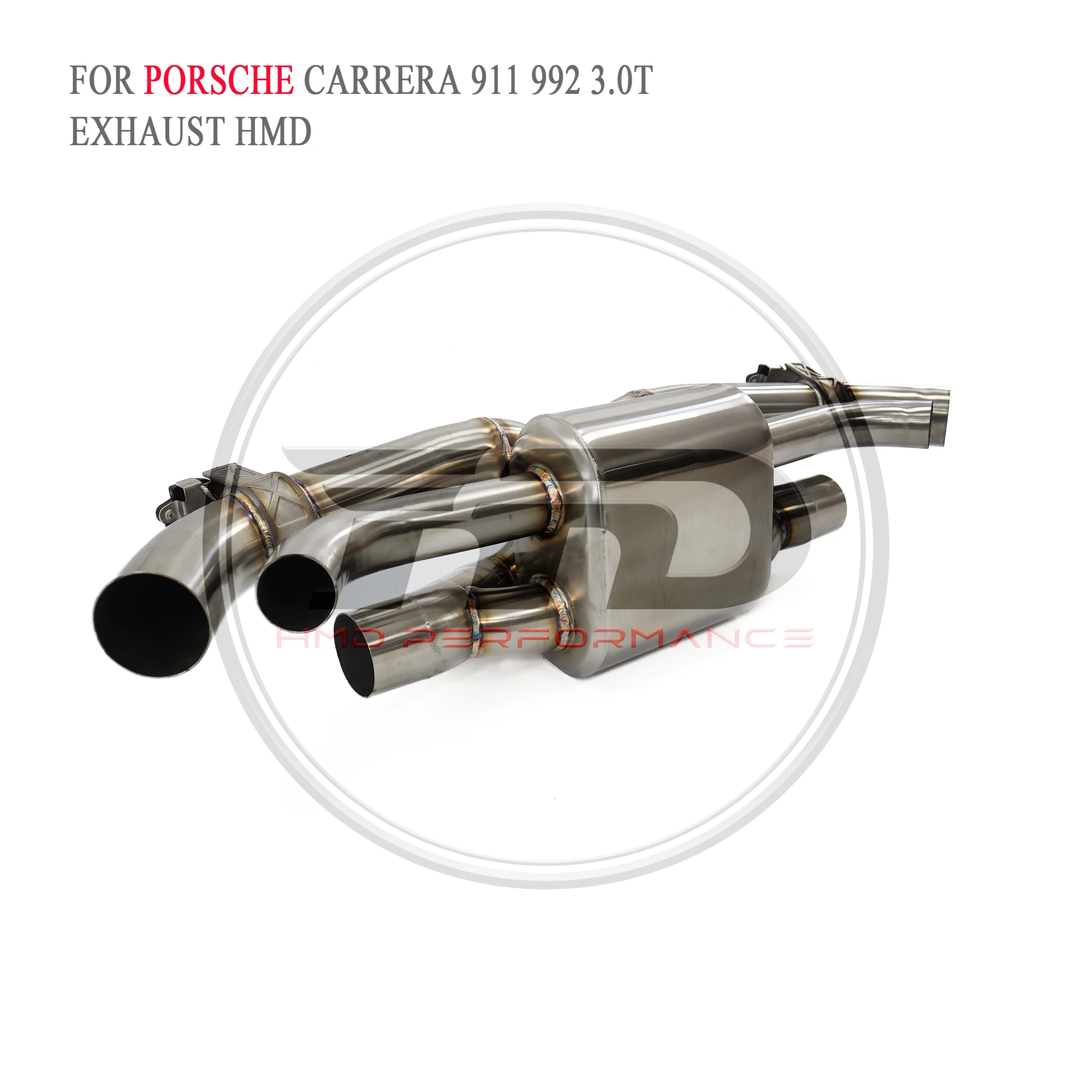 

HMD Exhaust System High Flow Performance Catback for Porsche 911 992 Carrera 3.0T Car Accessories with Valve