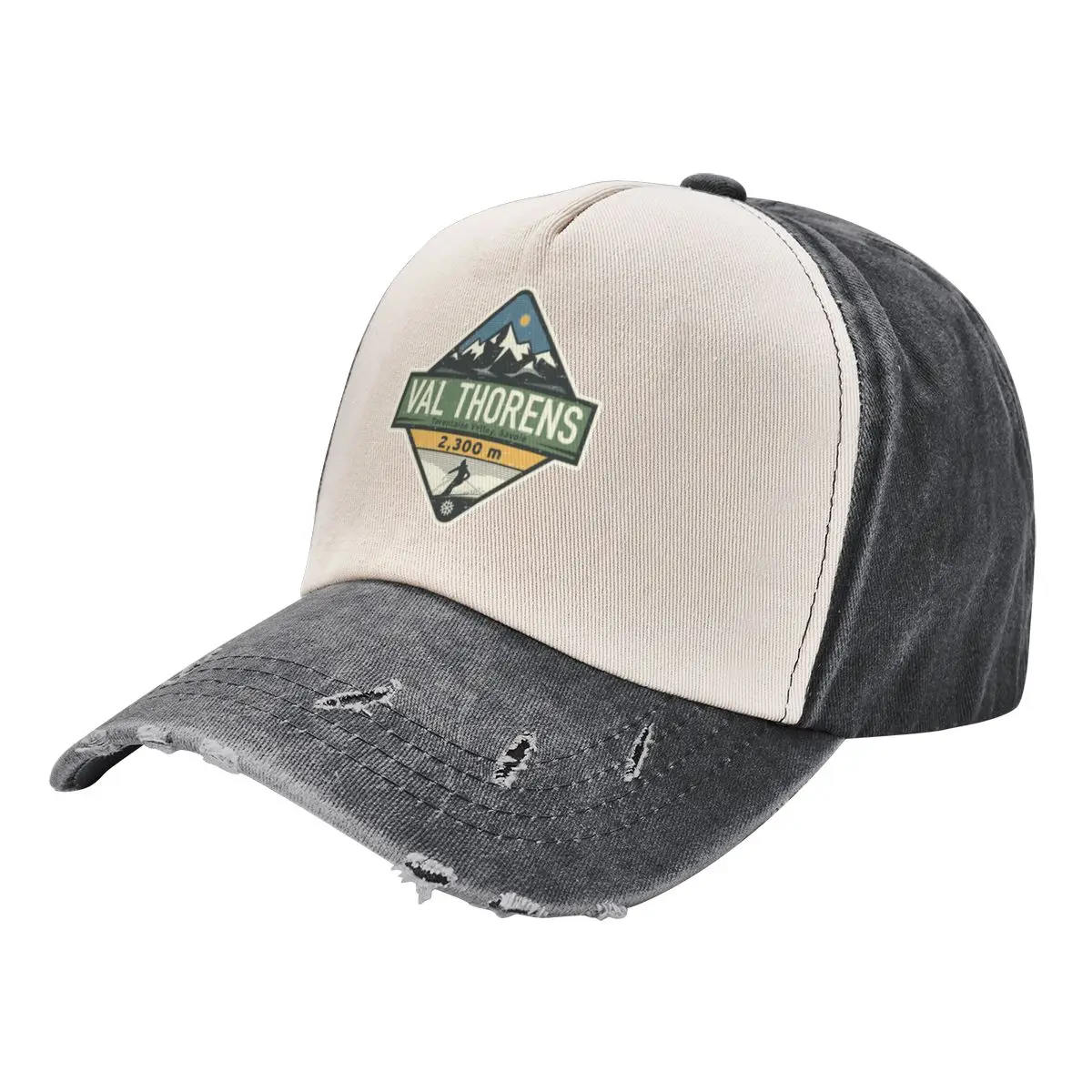 Val Thorens, Berretto Da Baseball Francese Cappello Da Trekking Cappello Firmato Visiera Papà Cappello Da Baseball Da Uomo Da Donna