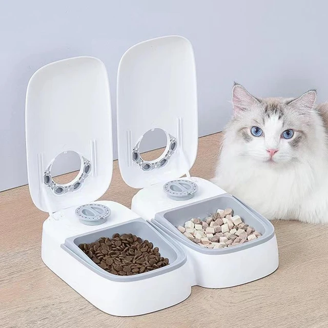 Automatic Timing Pet Feeder, Large Capacity, Dry and Wet Food