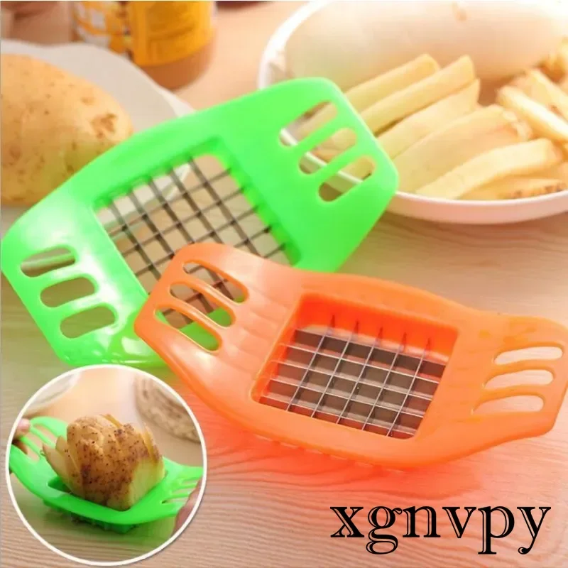 xgnvpy Mini Creative Potato Slicer Home Deep Cutter Fries Knife Kitchen Gadget Tool Accessories For Fries Cutting