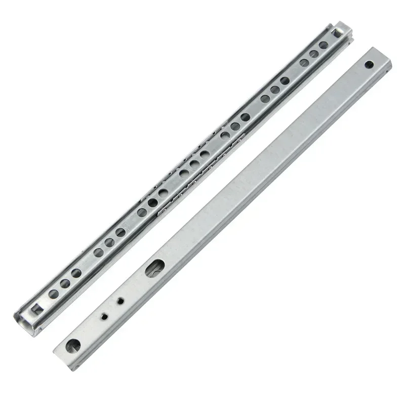 2Pcs 8"-20"inch Drawer Slides Ball Bearing Furniture Keyboard Cabinet Cupboard Drawer Runners