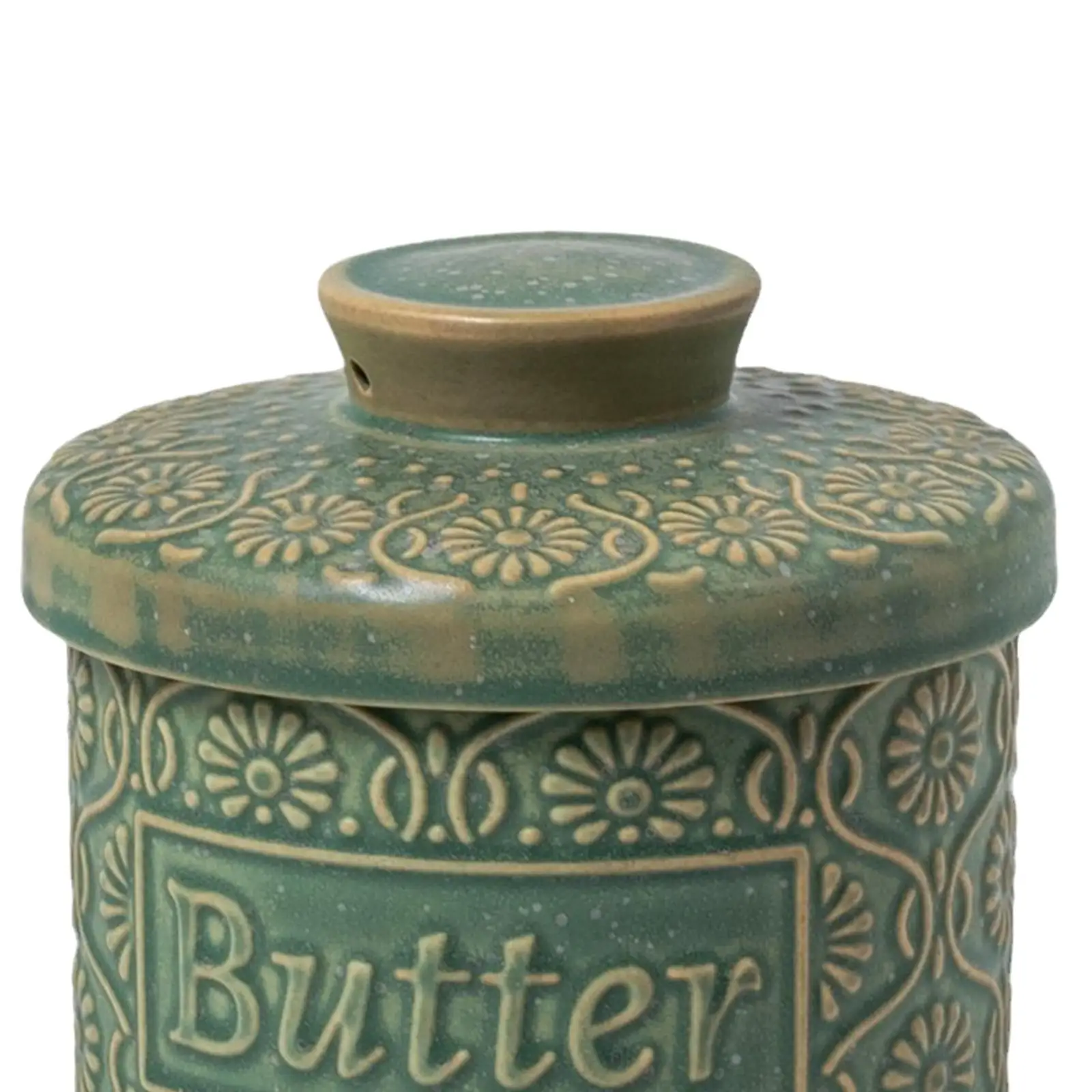 Butter Crock Ceramic with Lid French Butter Dish for Fresh Spreadable