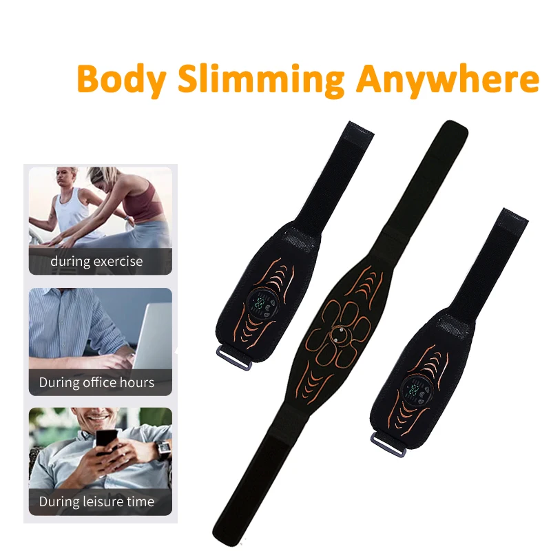복부 마사지기 허리 벨트 근육 토너, 스마트 복부 근육 트레이너, 팔 다리 운동 훈련, 피트니스 마사지 장비