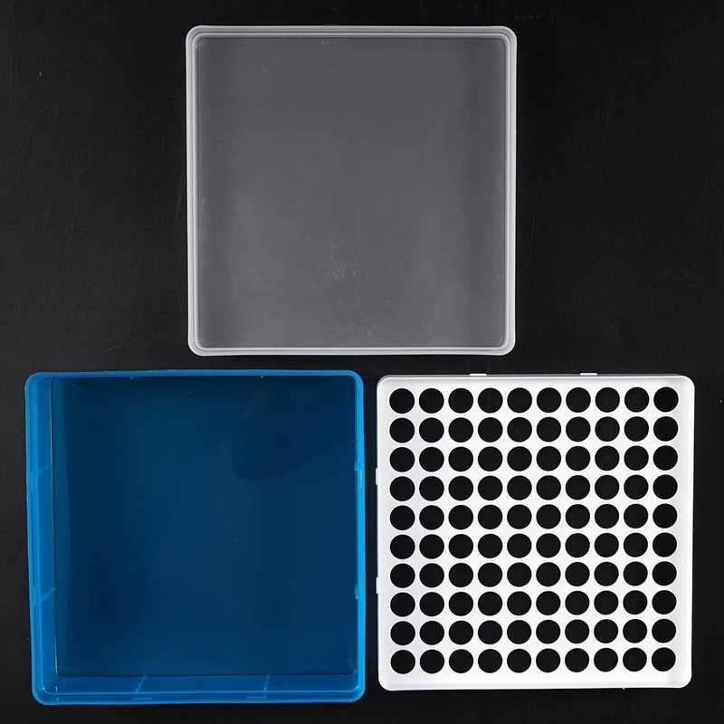 SOSW-Plastic Square Laboratory 1.5ml Centrifuge Tube Case Box