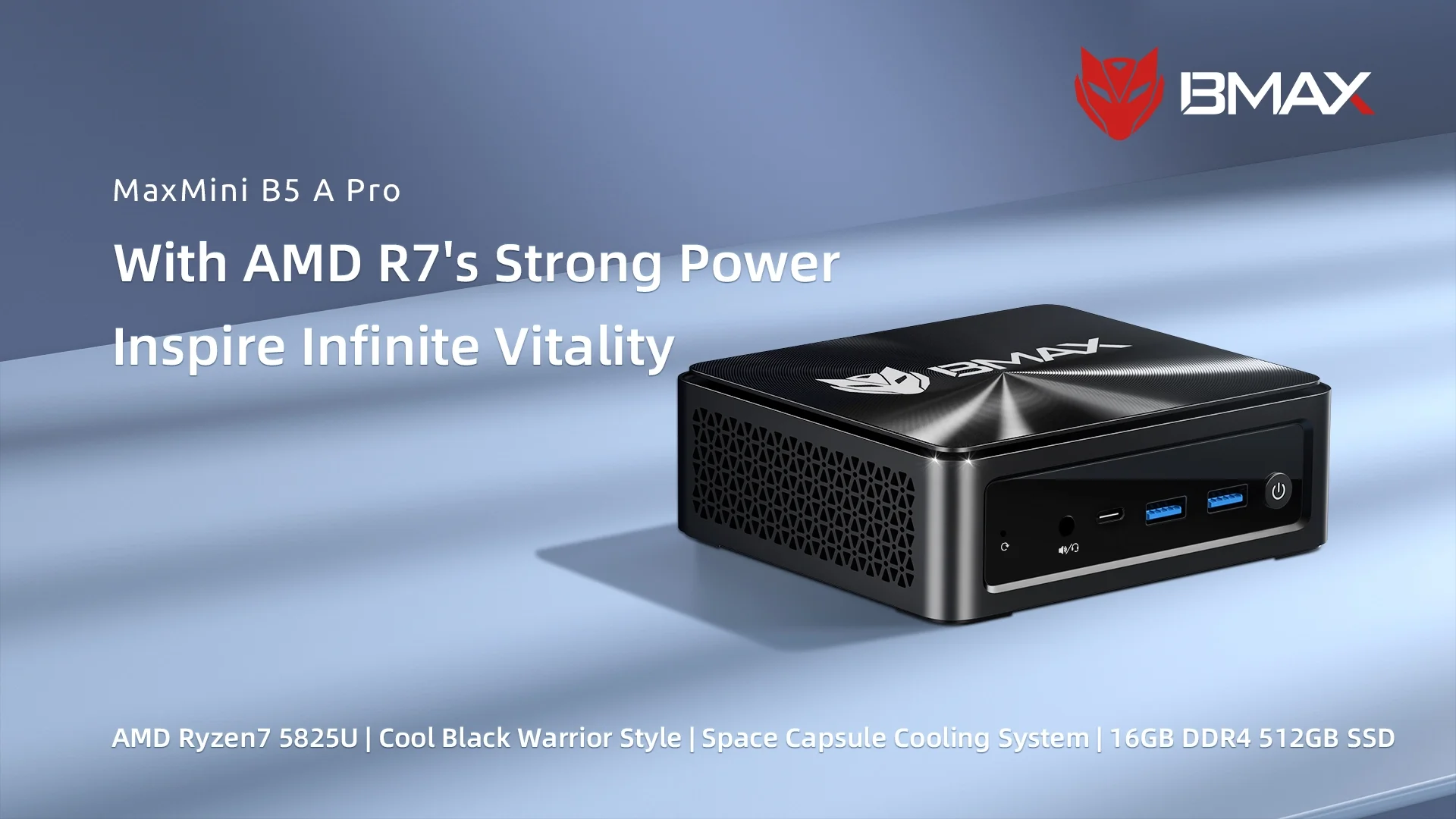 BMAX B5A Pro MINI PC AMD Ryzen7 5825U Processor AMD Radeon 