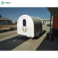 Camion de nourriture avec chariot de nourriture de cuisine café entièrement équipé crème glacée café remorque de restauration rapide 5
