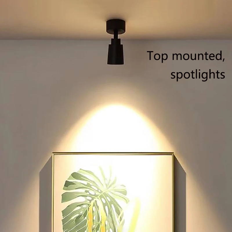 Led Mini Spot Light Wall Lamp 5W 7W 10W COB Surface Mounted Small Spotlights S5228ced16b374079999d926319ac9e65t