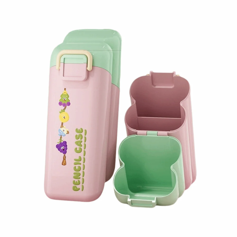 Creative Desktop Slanting Organizer - Cartoon Cosmetics Storage & Desk Pencil Holder