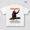 Max Verstappen F1 Car Cotton Print T Shirt Sports Casual Streetwear Loose Couple T Shirt Suitable for Men and Women 3