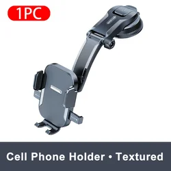 Enhanced Title: BLALION Universal 360° Rotatable Car Phone Holder with Adjustable Extension Rod (Textured Type)