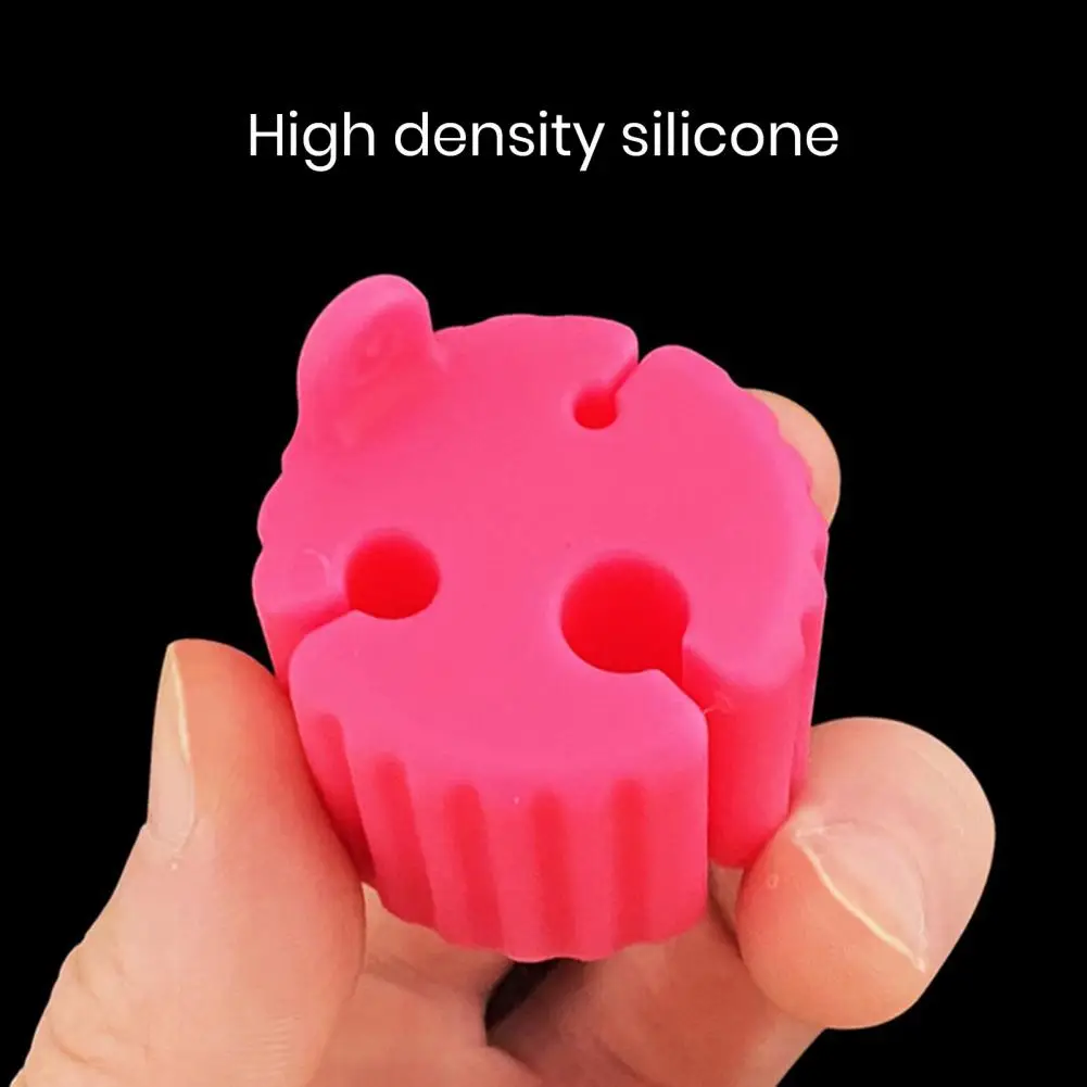 3/6/8MM Holes Fishing Rod Silicone Fixed Ball Fishing Rod Fixed Ball Reusable Pole Protector Clip Holder