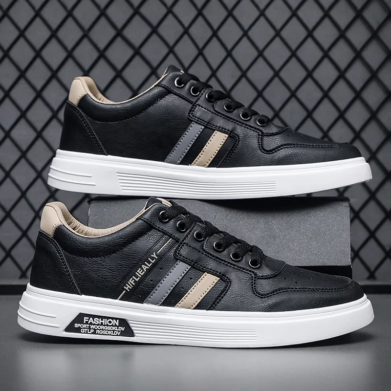 2024 New Transparent Surface Casual Shoes Men's Sports Tablet Shoes Versatile Anti slip Shoes
