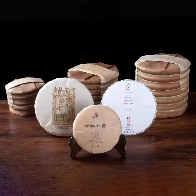 Chinese Yunnan Shu Raw Small Pu'er Tea Cake Model Simulation Tea Cake Wedding Party Antique-and-curio Shelve Decor Display Props