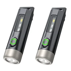Philips Super Bright Rechargeable LED Mini Keychain Flashlight for Outdoor and Self-Defense Use (SFL1121-2PCS)