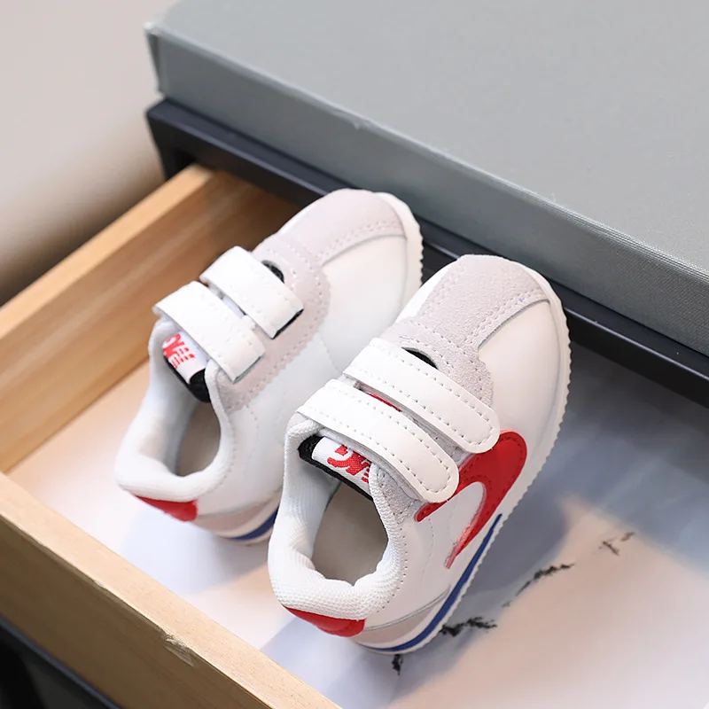 Fashion Girls' Shoes Spring New Children Sports Shoe Soft Soled Boys' Shoes Anti Slip Baby Simple Girls Casual Shoe