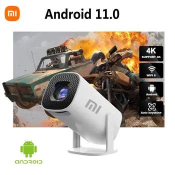 NEW Xiaomi P30 Smart Projector Android 11 WiFi6 Support 4K 1080P BT5.0 Projector 1280*720P Home Cinema Portable Projector ﻿