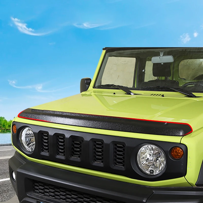 BAWA Car Front Stone Deflector Hood Protection Shield Sand Block Accessories for Suzuki Jimny car stickers car door stickers car reflective stickers car bumper sticker carbon fiber car stickers