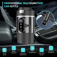 Bouilloire électrique portable 12V/24V pour voiture, chauffe-eau de voyage, chauffe-eau de voiture 500ML, petit chauffe-eau pour thé, café, lait 2
