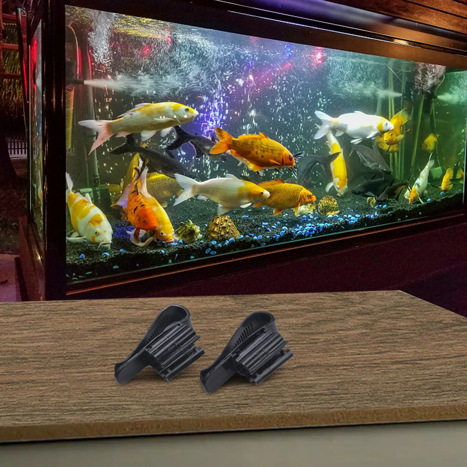 5pcs Fish Tank Clamp Mounting Clip Aquarium Hose Holder For Water Pipe Dia 8-16mm Aquarium Hose Clamp Fish Tank Tubing Holder