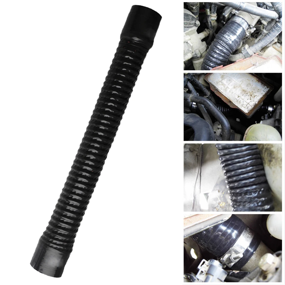

Black Universal Id 16 18 20 25 Car Silicone Flexible Hose Water Radiator Tube For Air Intake High Pressure Rubber Joiner Pipe