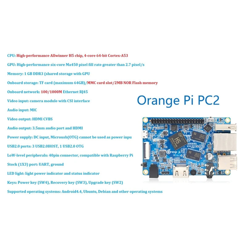   PC2 H5  1GB DDR3 + 5V3A   ġ  ھ 64 Ʈ Cortex-A53  ȵ̵4.4// ̱ ÷