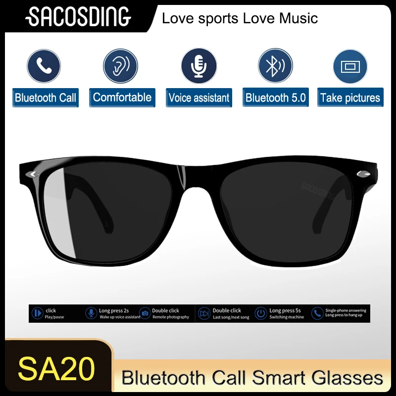 

Smart Glasses Headphone Call Voice Assistant Listen Music Audio Glasses Smart Sports Polarized Sunglasses Anti-Blue Eyeglasses