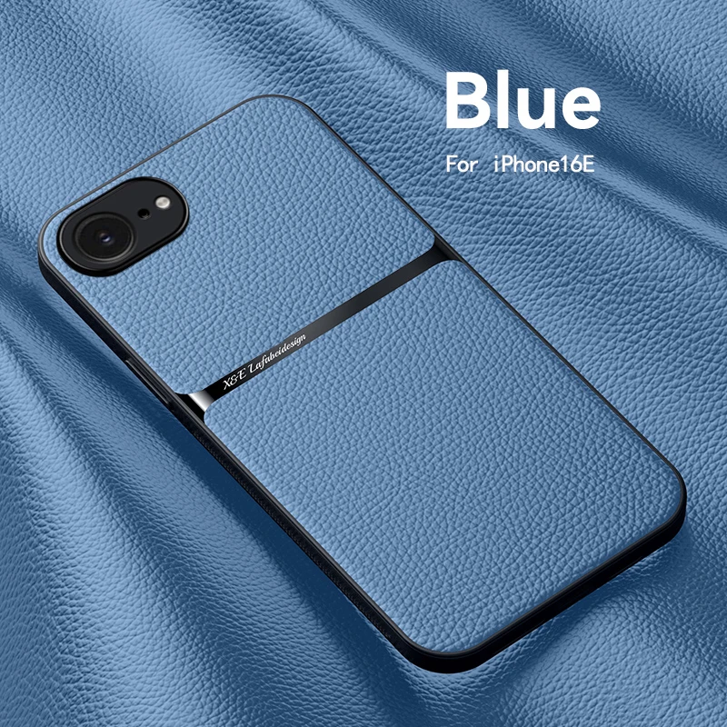 Elegant Leather Magnetic Phone Case - Shockproof and Secure Protective Cover