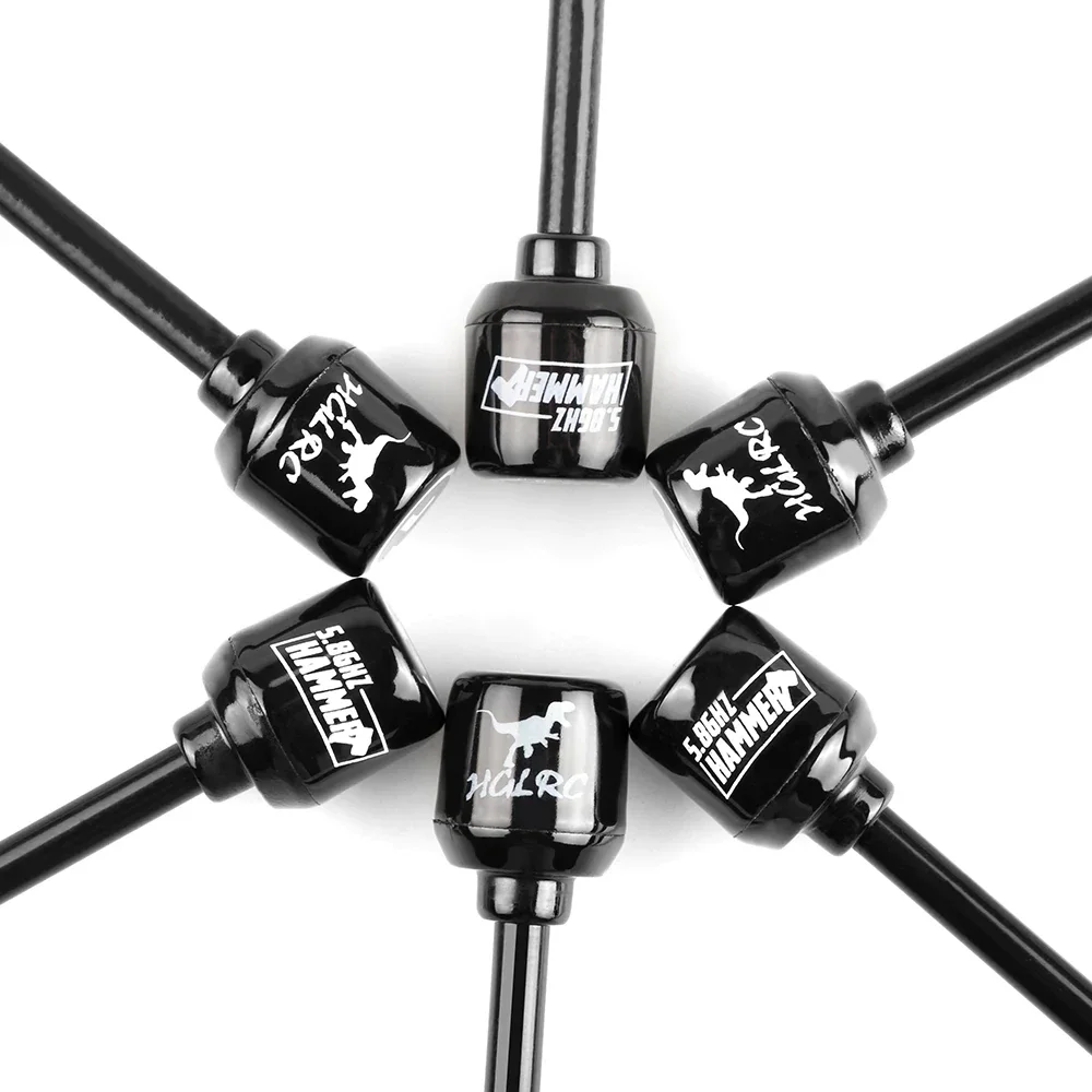 HGLRC Mini Long Range Hammer Antenna Mini RHCP LHCP Spin SMA UFL MMCX Angle 5.8G 2.5dBi 135mm RC FPV Racing Drone