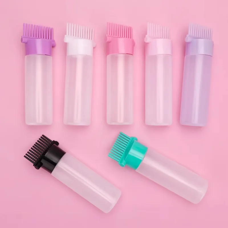 180ml Hair Dye Applicator Bottles Plastic Shampoo Bottle Hair Coloring Smudge Barbershop Hairdresser Coloring Supplies hair dye applicator bottle
