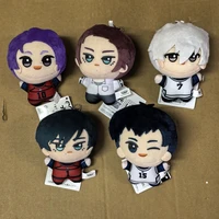 10cm Anime Volleyball Boy Blue Lock Kawaii Bag Pendant Keychain Isagi Mikage Reo Rin Itoshi Itoshi Sae Plush Toy Kids Gift