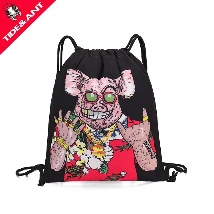 Swimming Fitness Bag Boys Casual Drawstring Dry Wet Separation Backpack Leisure Sports Bag for Children And Adults