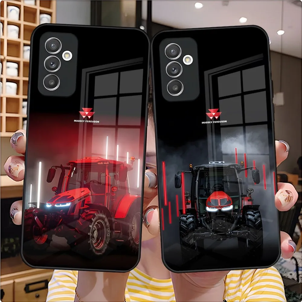 

Чехол Massey Ferguson для телефона Samsung S24 Ultra S23 S22 S20 Fe S21 Plus Galaxy A54 A34 A24 A53 M54 Note 20, задняя крышка