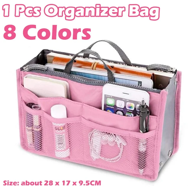 1 Pcs Szervező Betét Táska Nylon Utazási Beszúrás Kézitáska Pénztárca Nagy Vonalzási Hölgy Smink Kozmetikai (Nem Tartalmaz Mások)