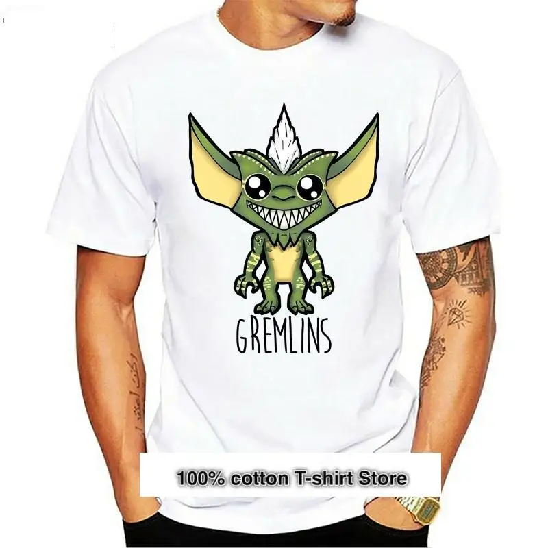 Gremlin-Camiseta A Rayas De Gizmo Gremlins, Ilaustracion Inspirada En Gralfico, Mogwai