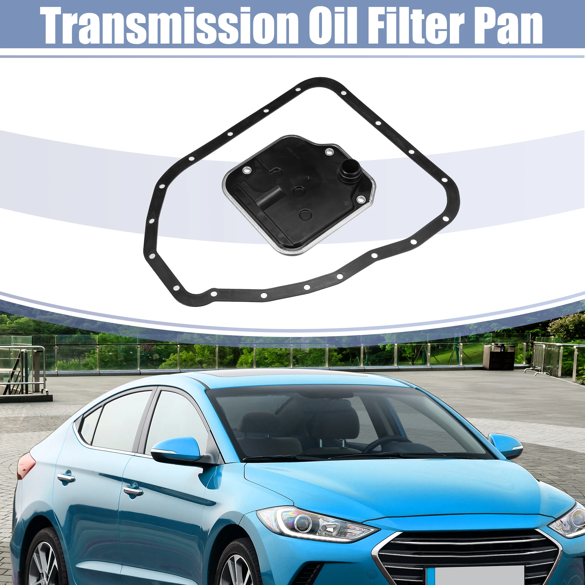 Transmission Oil Filter&Pan Gasket 46321-23001 4632123001 For Hyundai Accent Elantra Kia CEE'D Cerato Rio Soul Stonic Venga