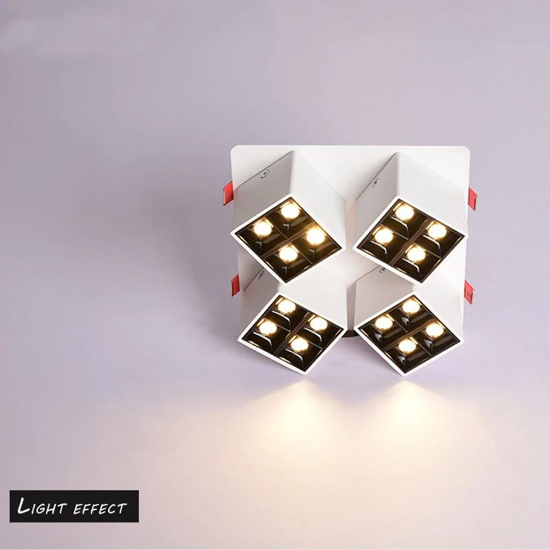 매립형 LED 스포트라이트 32W 스포트라이트 미니 스포트라이트 LED 천장 스포트라이트 표면 장착형 스포트라이트 천장 조명