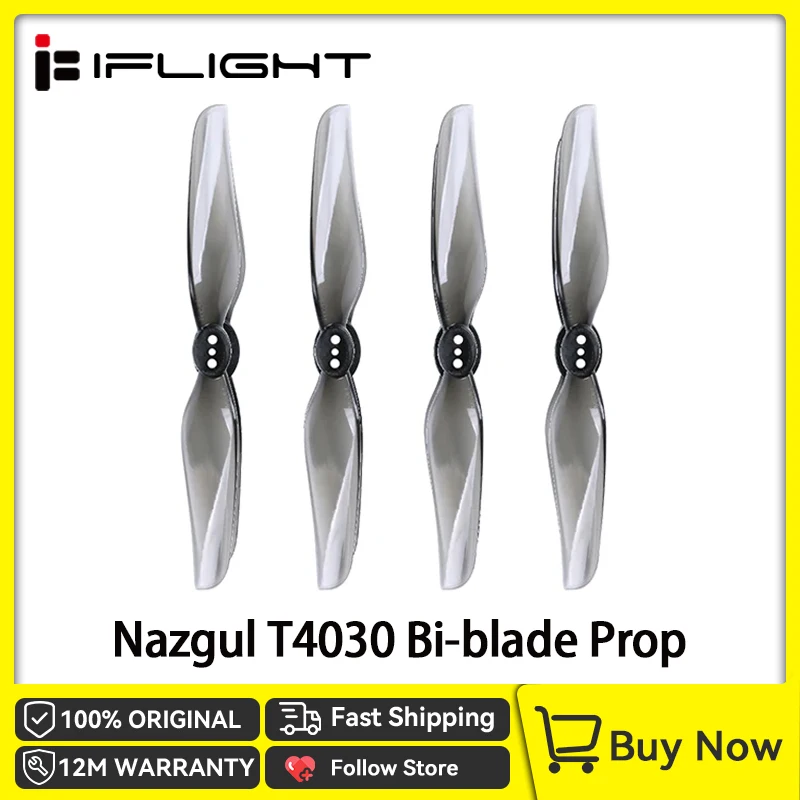 16pcs/8pairs iFlight Nazgul 4030 4inch 2 blade propeller prop compatible with XING 1404 motor for FPV Racing Drone kit
