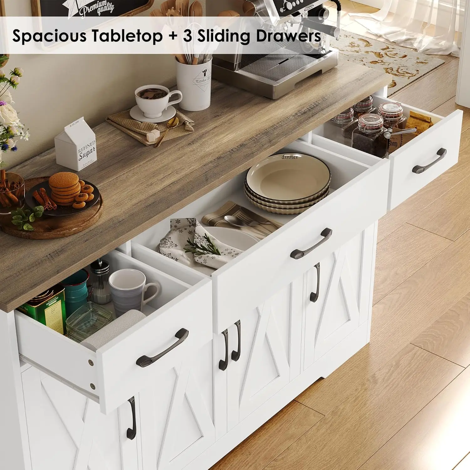 Farmhouse Buffet Cabinet 5