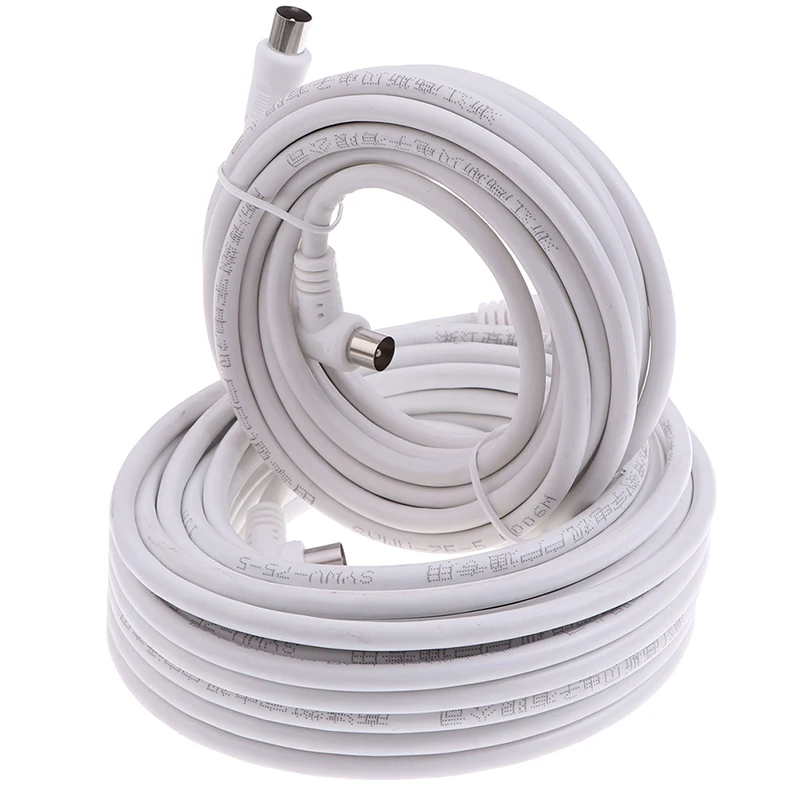 PALMaletoMaleTVLeadShieldedAerialCoaxialCable5M10M.jpg