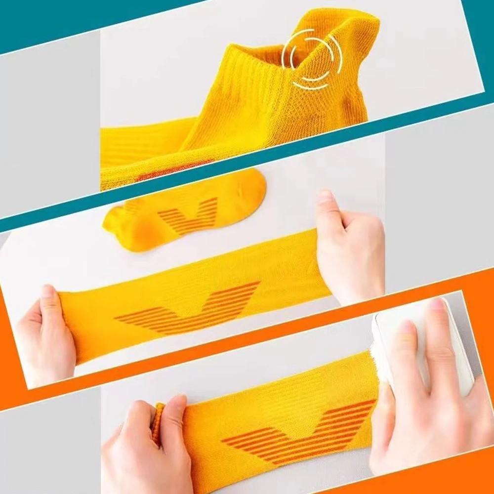 5Pairs Man Cotton Short Socks Solid Color Harajuku Breathable Comfortable Casual Male Fashions Soft Simple Fashions Sports Socks