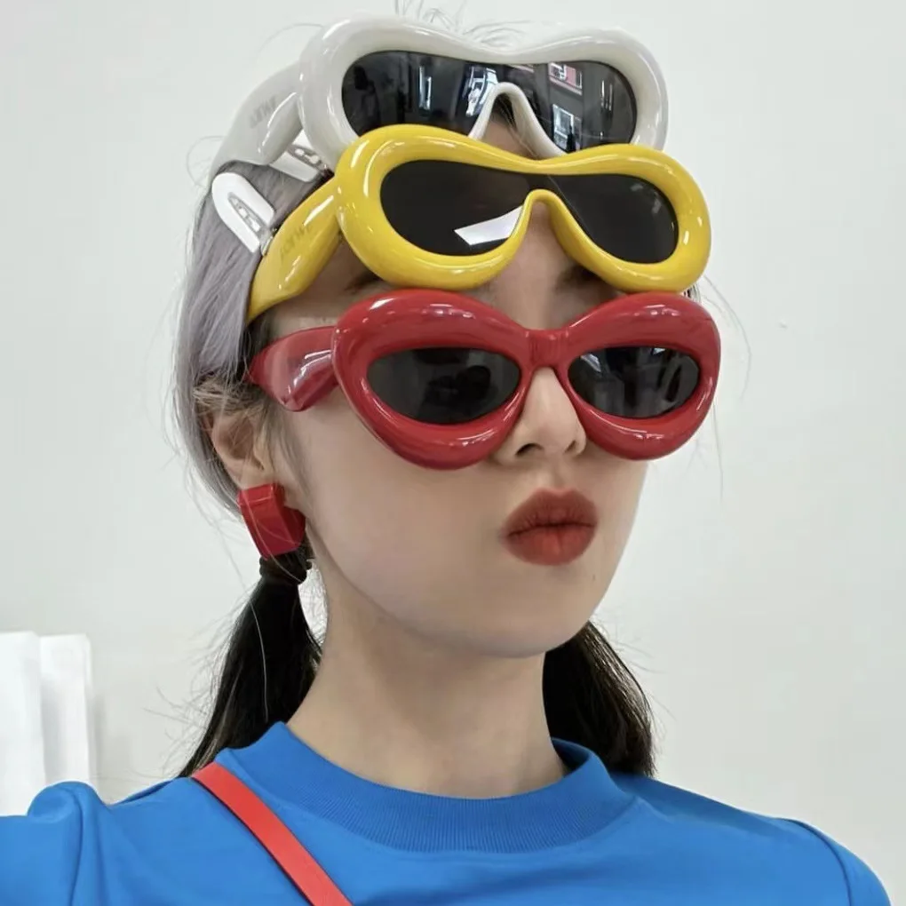 

New Novelty Funny Inflatable Balloons Sunglasses Runway Show Party Decorations Personalized Colorful Fashion Sunglasses