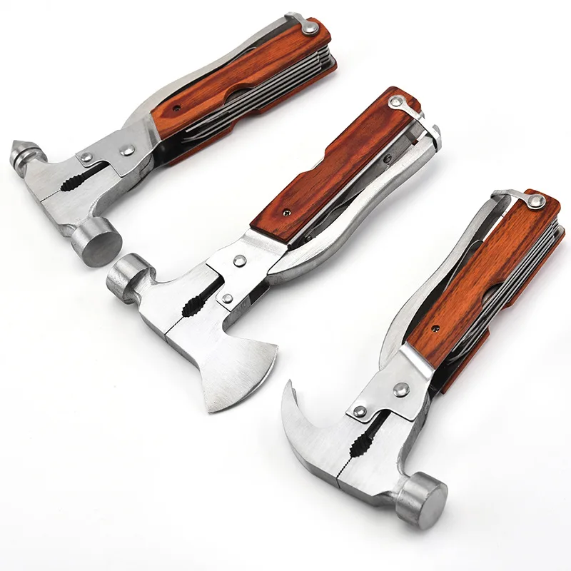 Hot Sale Outdoor Conical Hammer Portable Multifunctional Combination Tools Car Safety Hammer Field Survival Equipment EDC Tools 5