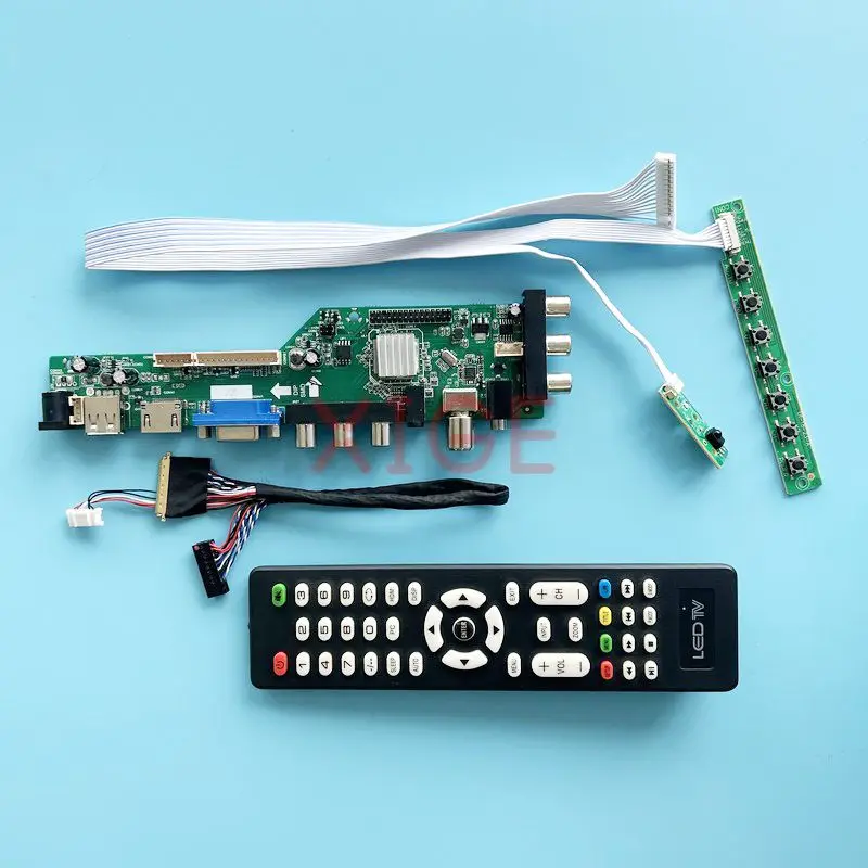 

Controller Driver Board Fit N133B6 N133BGE 2AV+USB+DHMI+VGA LVDS 40 Pin 13.3" Laptop Monitor Digital Signal DVB 1366*768 DIY Kit