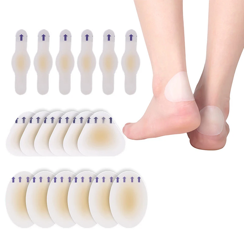 

10PCS Gel Shoes Stickers Soft Hydrocolloid Pads Relief Pain Blisters Bunions Corns Calluses Friction Pressure Heel Pain Patch