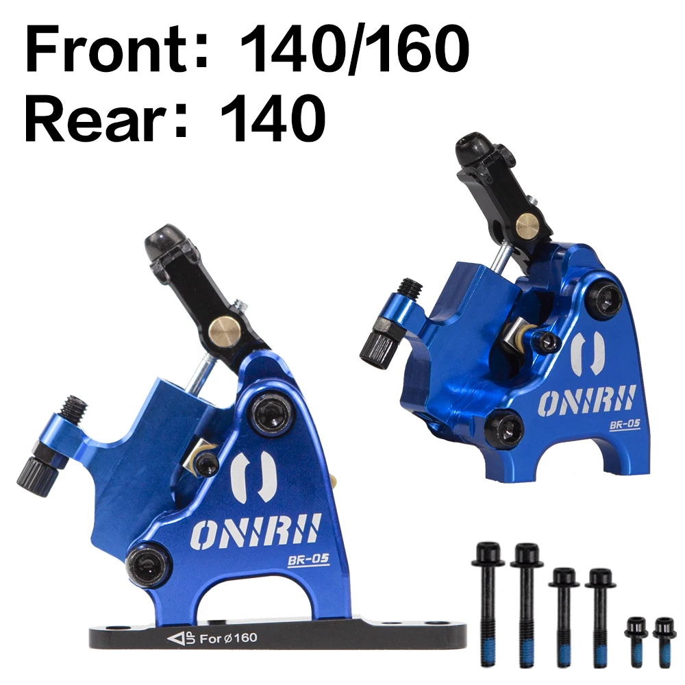 ONIRII ワイヤー牽引油圧ディスクブレーキキャリパーフラットマウント